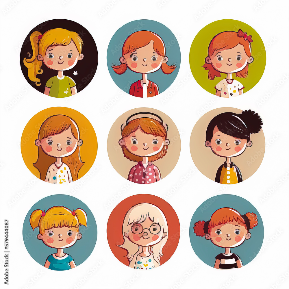 User Avatar Illustration: A Diverse Collection of Profile Icons Depicting People of Different Ages, Ethnicities, and Professions created with Generative AI technology User Avatar Illustration: A Diverse Collection of Profile Icons Depicting People of Different Ages, Ethnicities, and Professions created with Generative AI technology