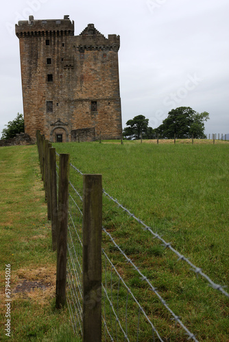 Clackmannan tower - King's seat hill - Stirlingshire - Scotland - UK photo