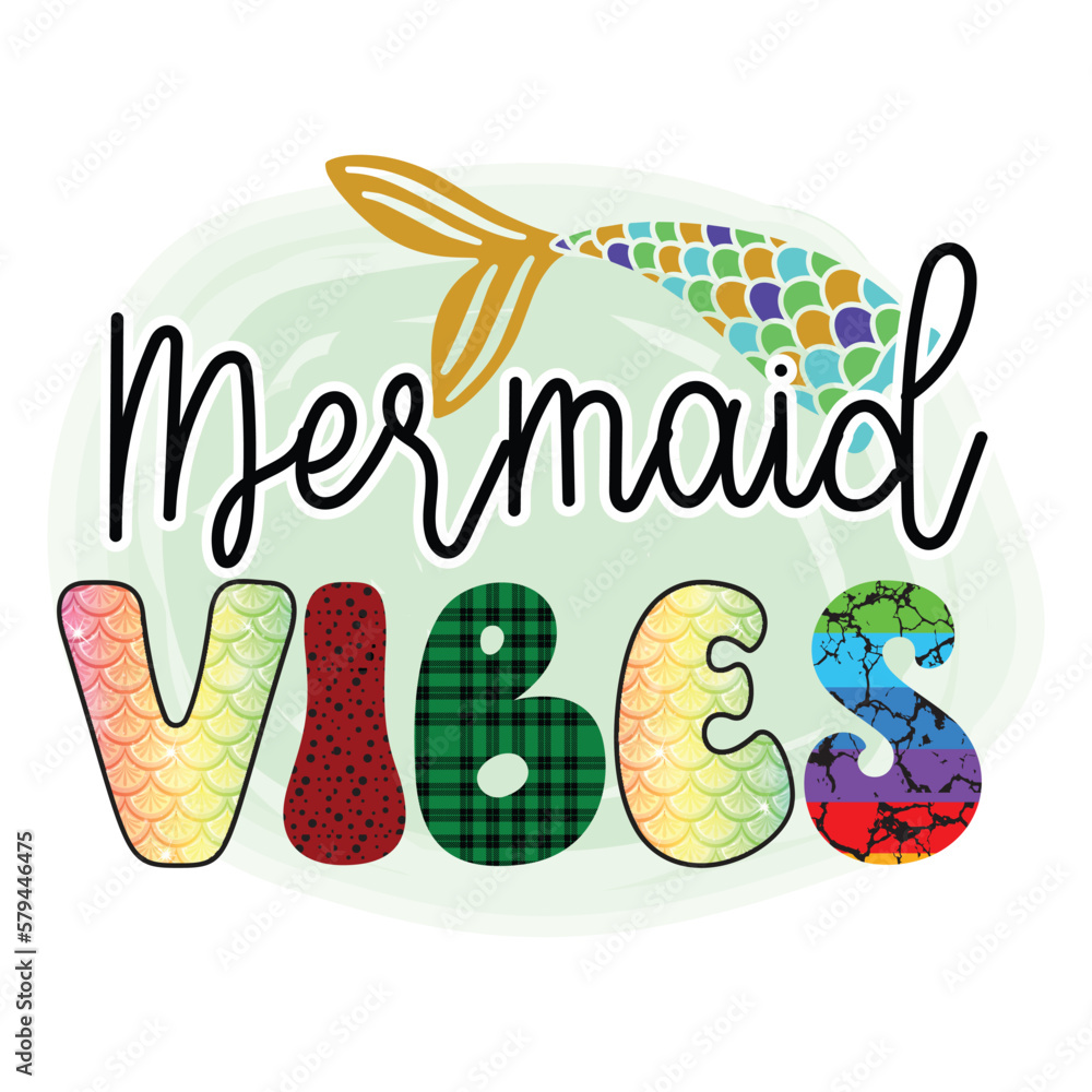 Mermaid Craft Sublimation Design Mermaid Craft Sublimation Design