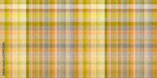 Tartan seamless border. Traditional gingham texture for natural trendy trim. 