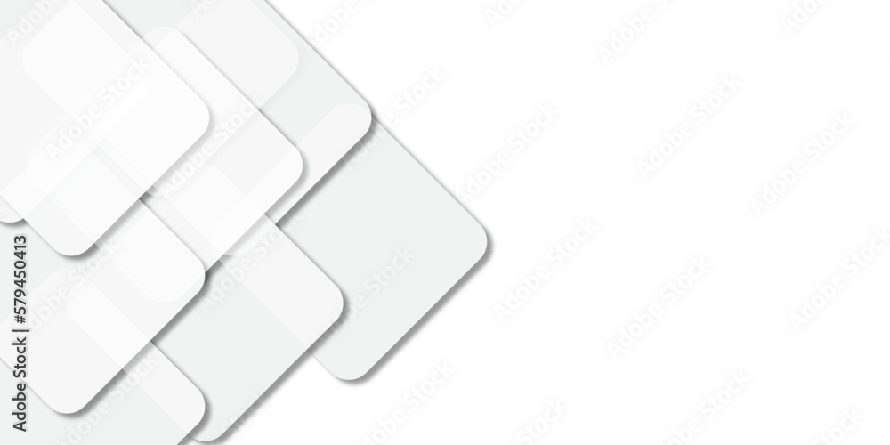 Abstract white and gray geometric square pattern design of technology background with shadow. Square style design. Vector illustration. Abstract white and gray geometric square pattern design of technology background with shadow. Square style design. Vector illustration.