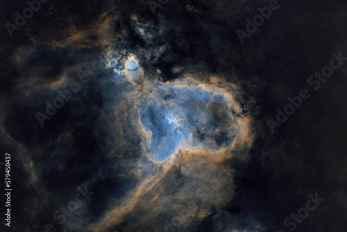 Heart Nebula  an emission nebula  7500ly distant in the constellation of Cassiopeia