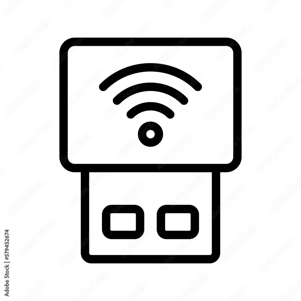 Usb Adapter icon. sign for mobile concept and web design. vector illustration Usb Adapter icon. sign for mobile concept and web design. vector illustration