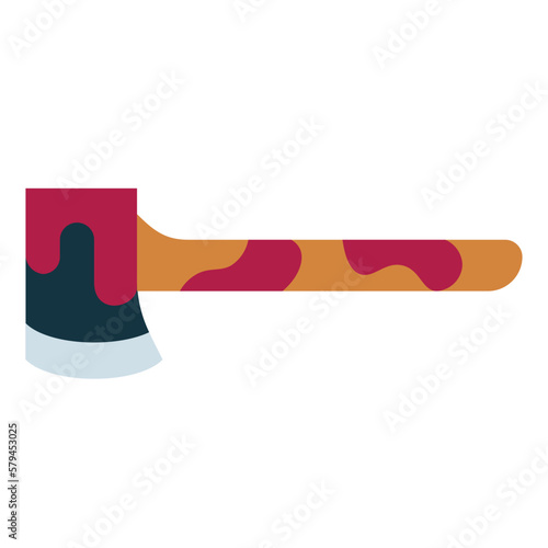 axe flat icon style