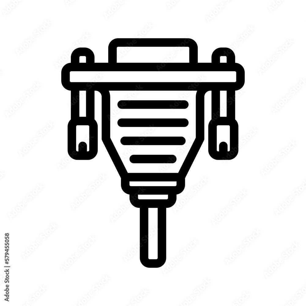 Vga cable icon. sign for mobile concept and web design. vector illustration Vga cable icon. sign for mobile concept and web design. vector illustration