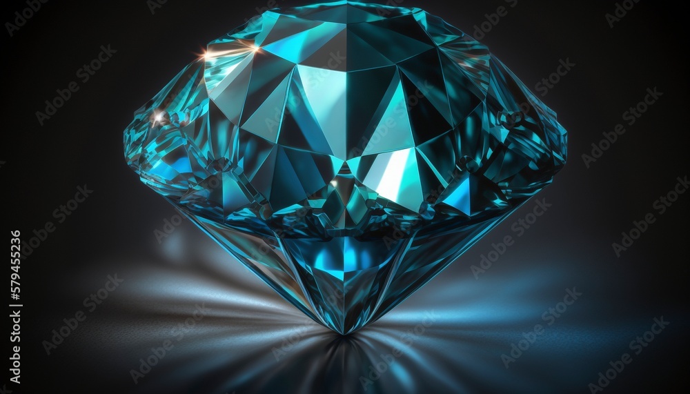 Shining Brilliance: A Captivating Reflection of a Diamond Shining Brilliance: A Captivating Reflection of a Diamond