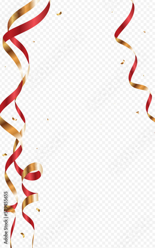Burgundy and Golden Spiral Christmas Vector