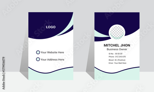 
 Creative id card design for your company employe.