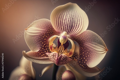 An Orchid in Full Bloom: Capturing the Perfect Moment" AI Generated