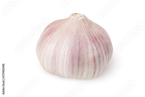Garlic on isolated white background
