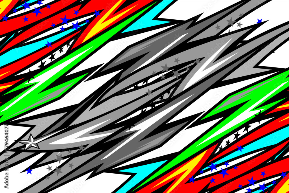 design vector racing background with a unique stripe pattern with a blend of bright colors and gray colors, perfect for your racing design design vector racing background with a unique stripe pattern with a blend of bright colors and gray colors, perfect for your racing design