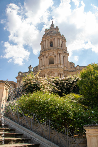 Duomo of San Giorgio ( "Cathedral of St George", in Modica, Province of Ragusa, Sicily, Italy. included in the World Heritage List by UNESCO