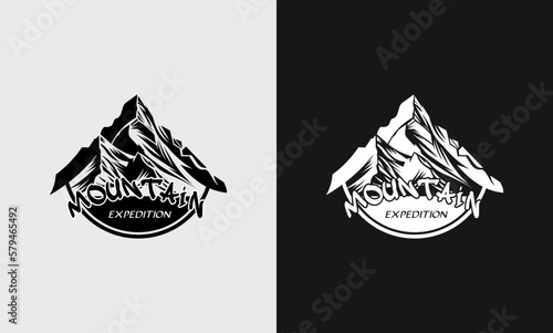 mountain hills expedition logo business