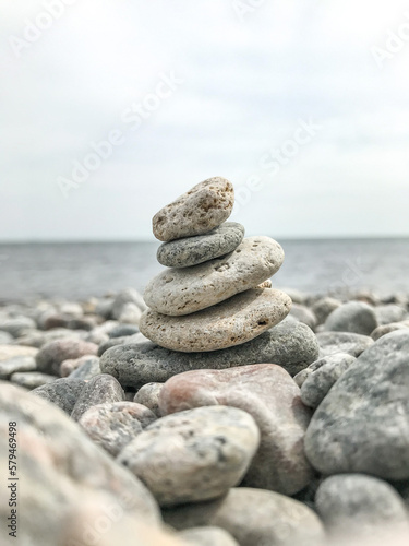 stones on the beach