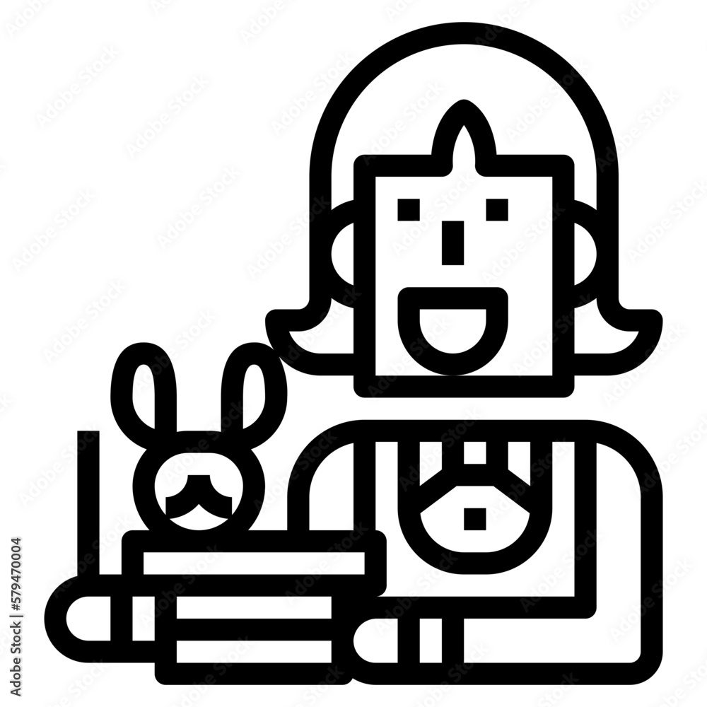 magic show line icon style magic show line icon style
