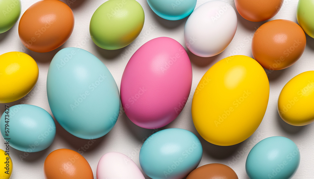 Easter eggs - A Basket Full of Happiness: Share the joy of Easter with this cheerful image of a basket -ai generated. Easter eggs - A Basket Full of Happiness: Share the joy of Easter with this cheerful image of a basket -ai generated.
