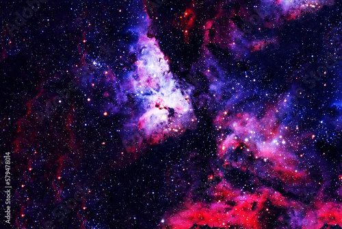 Beautiful galaxy background. Elements of this image furnishing NASA.