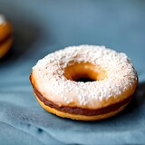 donut with icing sugar
