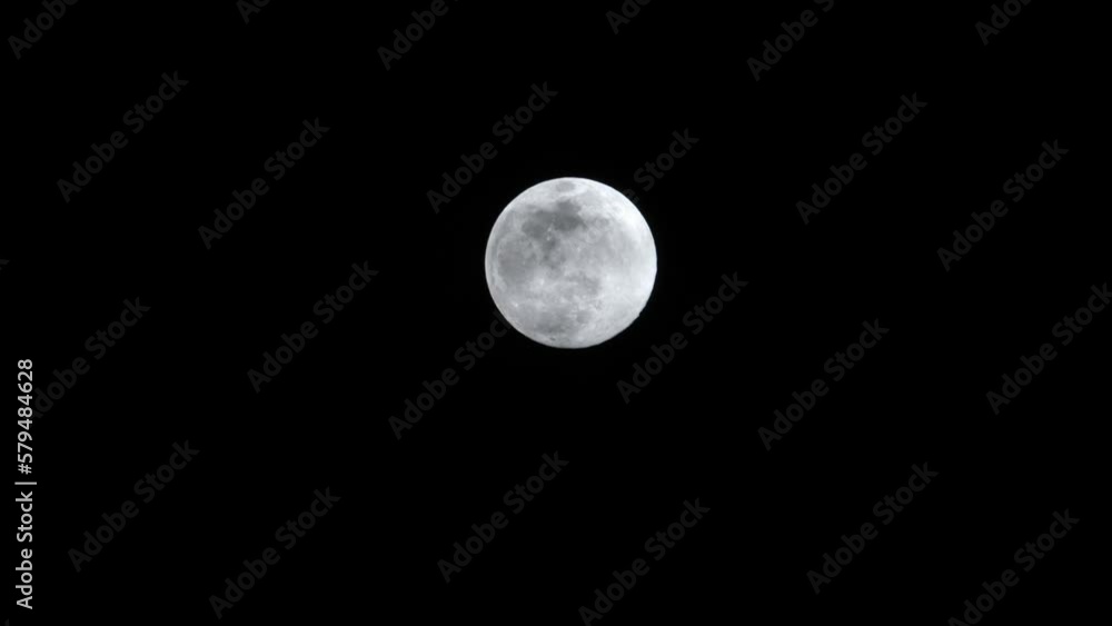 Timelapse - Full Moon on a Dark Cloudy Night Timelapse - Full Moon on a Dark Cloudy Night