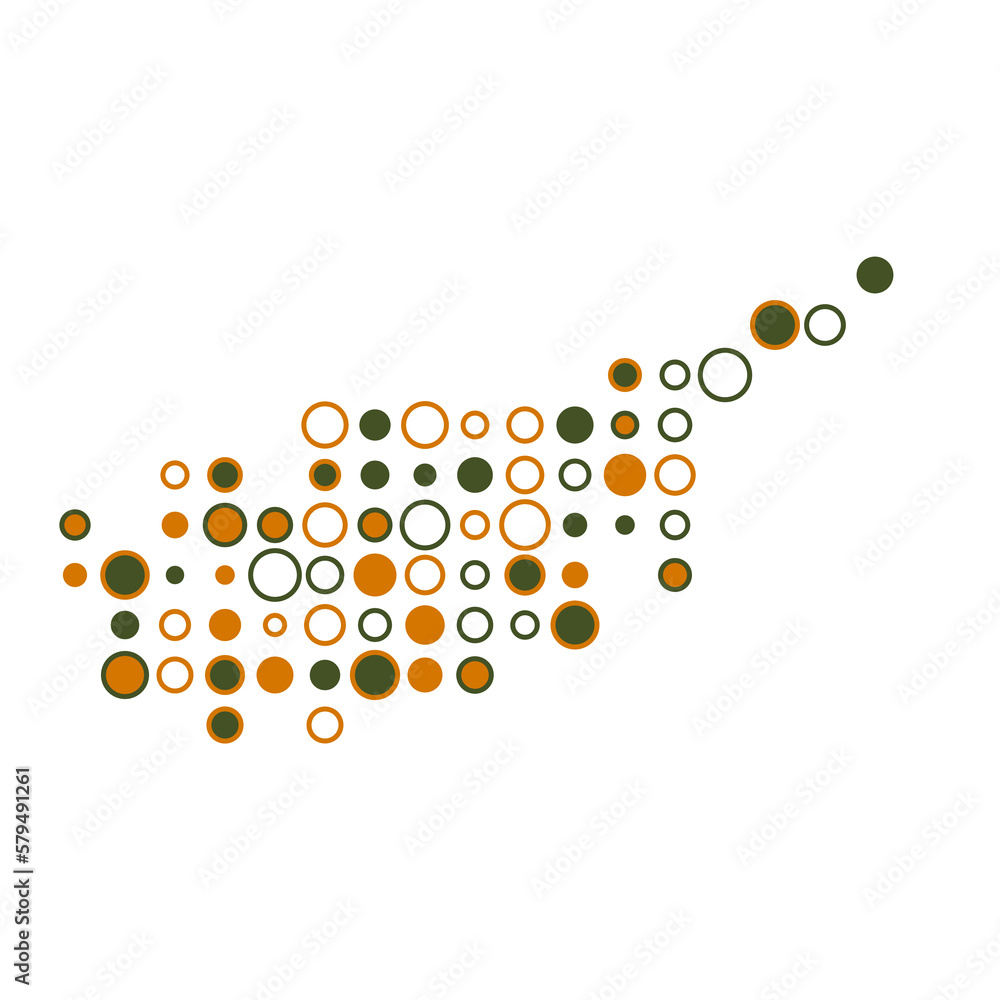 Cyprus Silhouette Pixelated pattern map illustration Cyprus Silhouette Pixelated pattern map illustration