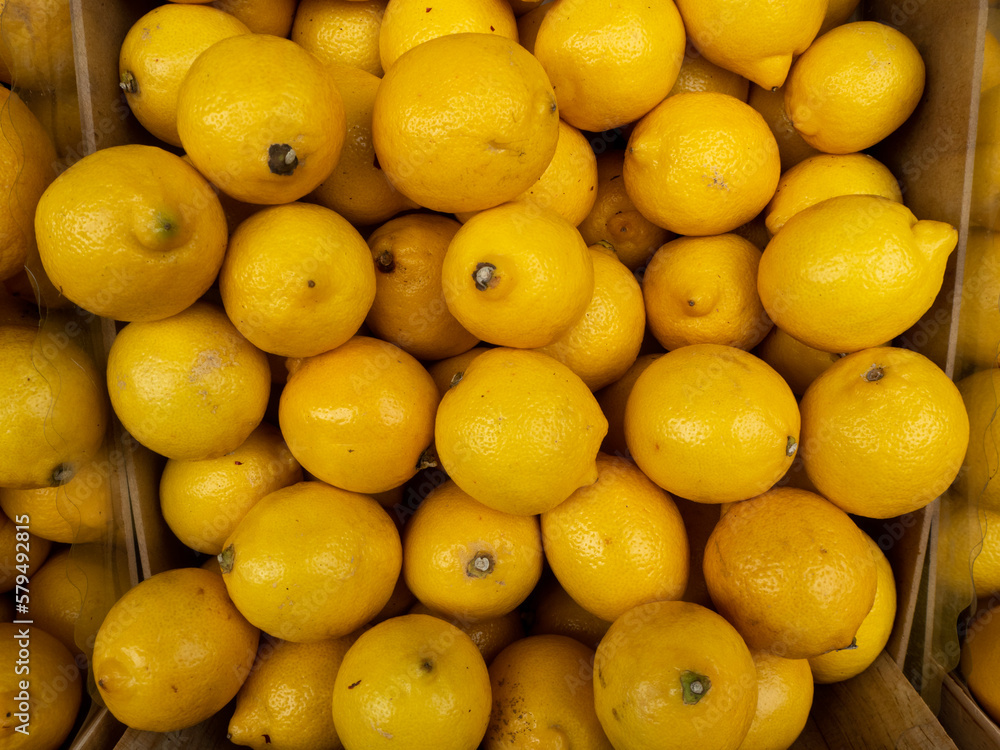 Bulk lemons for sale in the market