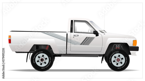 1980s Side Compact Japanese 4x4 Truck