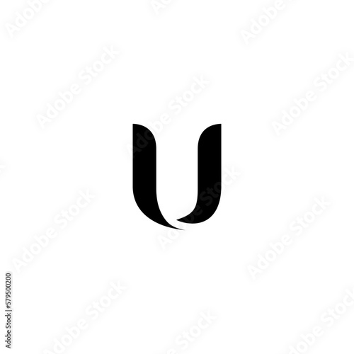 Premium design Logo with letter U for company branding and other