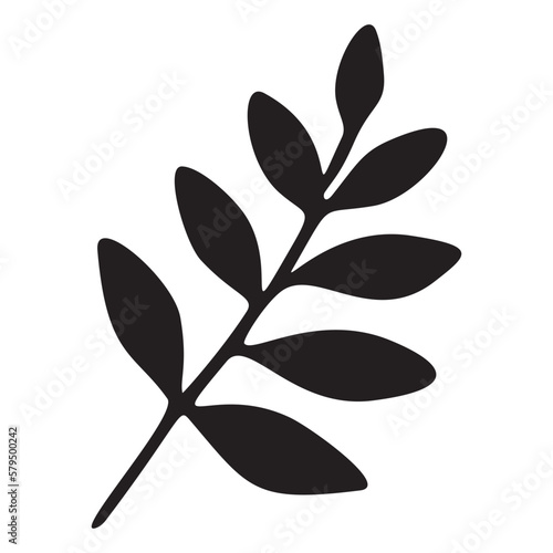 Folkart flower vector illustration . Botanical kids scandi garden botanical. 