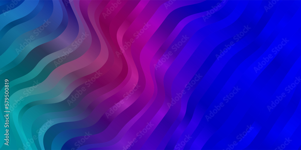 Light Blue, Red vector texture with wry lines.