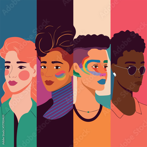 Equality background transgender LGBT community concept