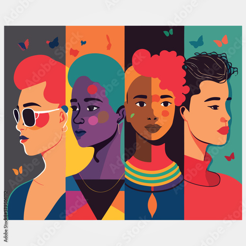 LGBT background LGBT community concept