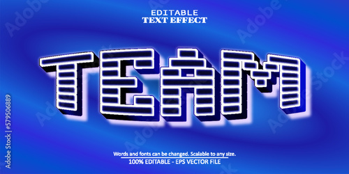 Sport Text Effect, Editable TeamText Style