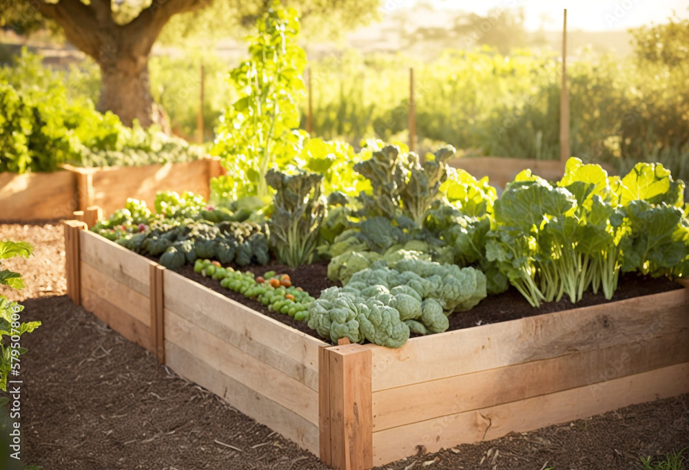 Organically Growing a PlantRaisedBedVegetableGarden with Compost