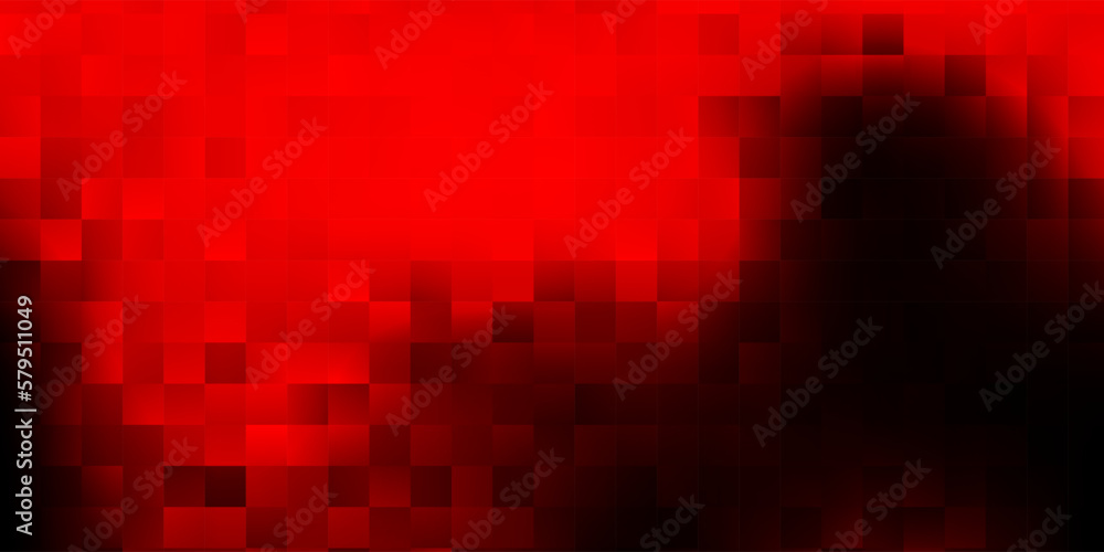 Dark red vector texture with memphis shapes.
