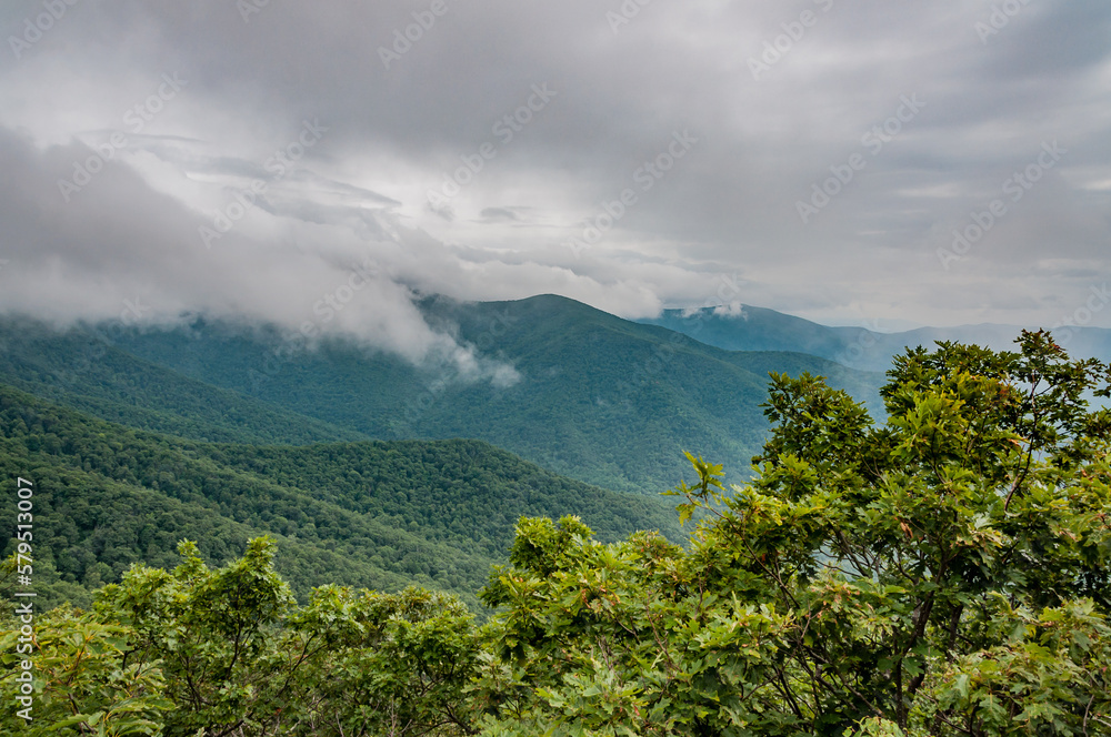 Changing Weather in the Appalachians, Virginia USA, Virginia