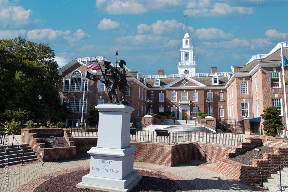 Delaware state capitol building in Dover, Delaware.