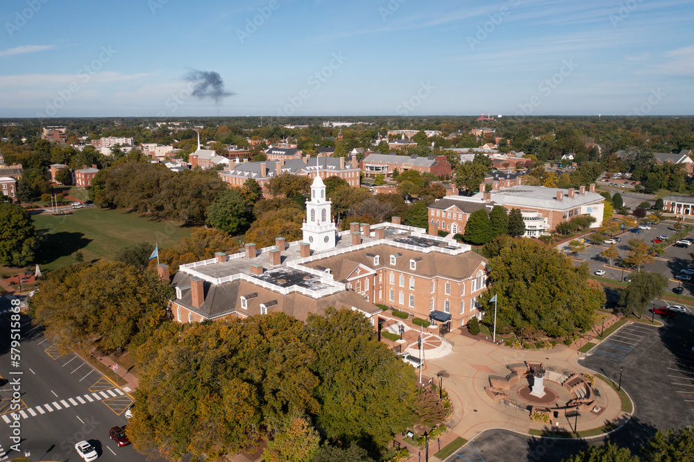 Delaware state capitol building in Dover, Delaware.
