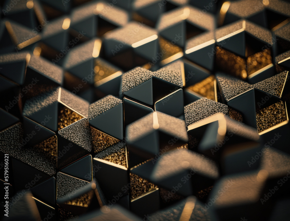 3D Futuristic cubes background Abstract geometric mosaic Square tiles pattern created with Generative AI technology 3D Futuristic cubes background Abstract geometric mosaic Square tiles pattern created with Generative AI technology