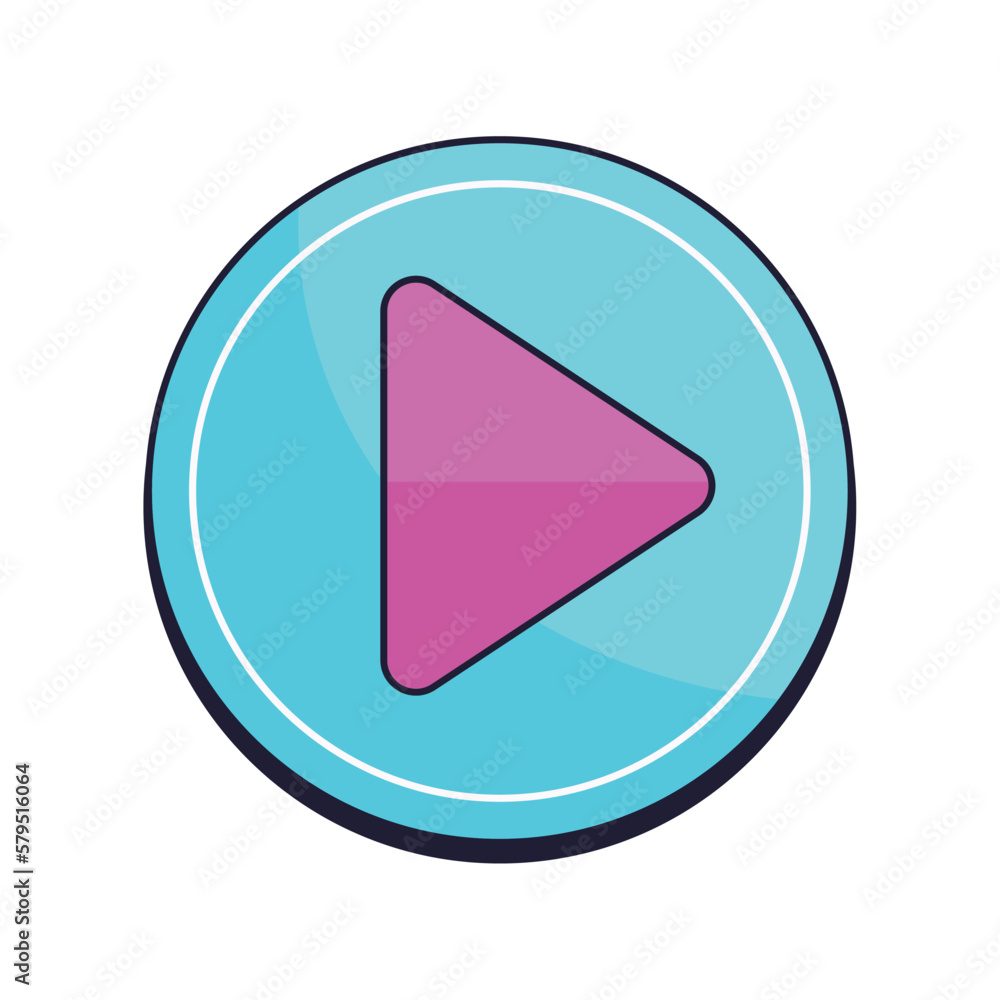 play button interface play button interface