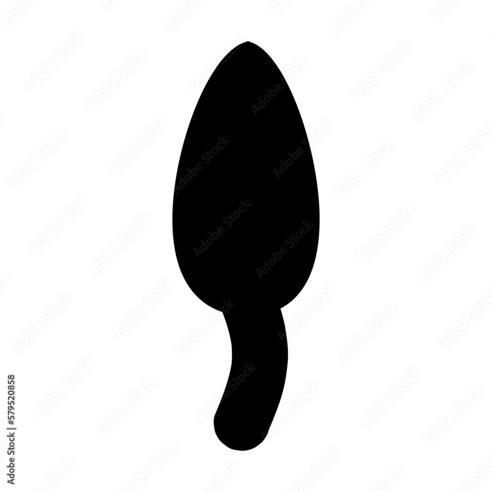 Mushroom icon. Poisonous and edible mushroom black silhouette. Vector isolated on background. Mushroom icon. Poisonous and edible mushroom black silhouette. Vector isolated on background.