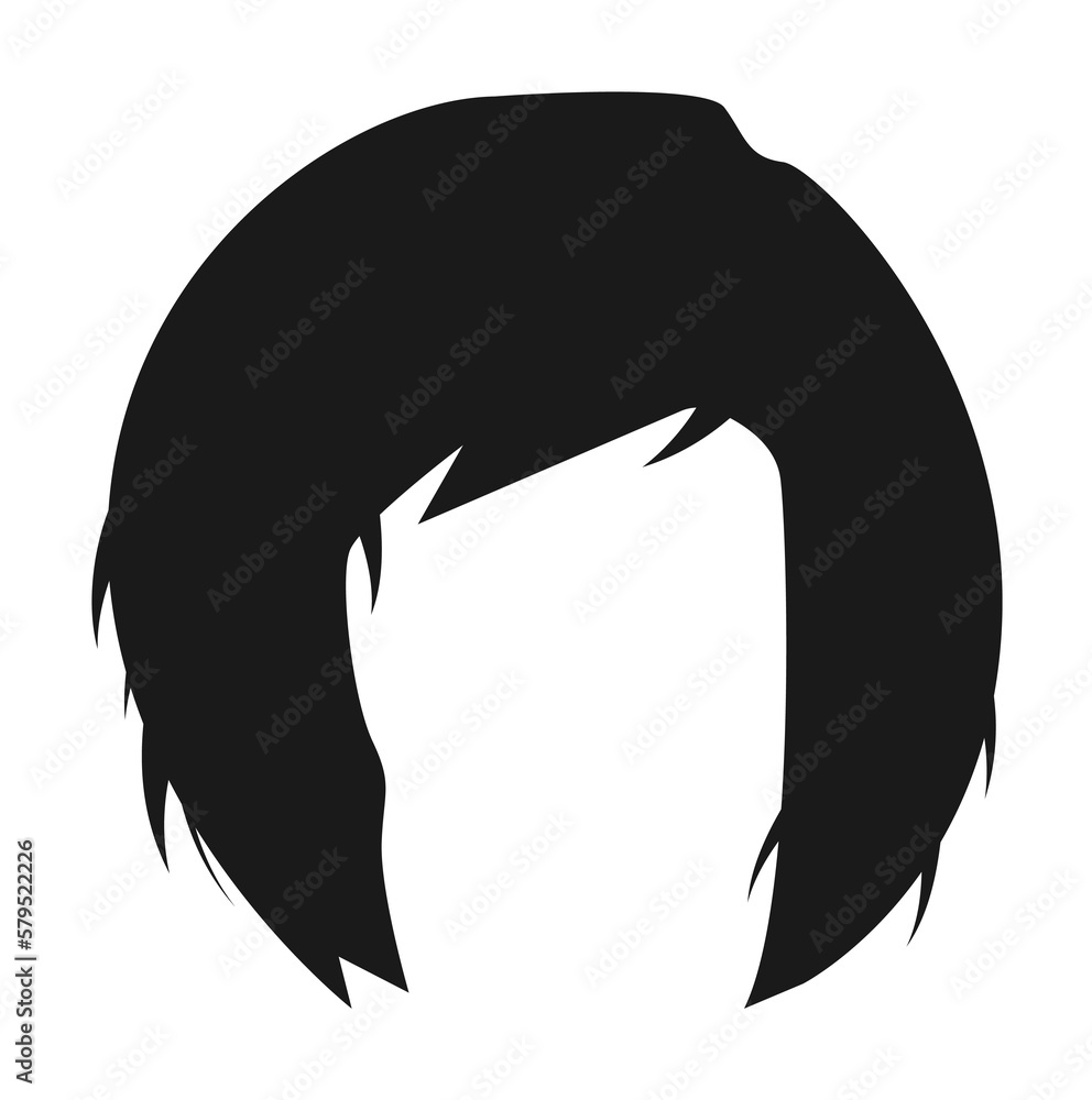 hair, woman, haircut bob icon hair, woman, haircut bob icon
