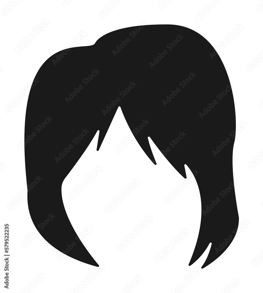 hair, woman, haircut layered icon hair, woman, haircut layered icon