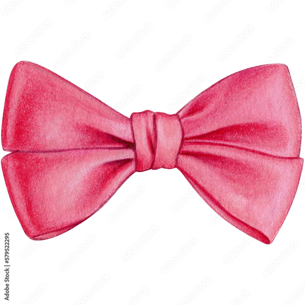 watercolor hand drawn cute silk bow watercolor hand drawn cute silk bow