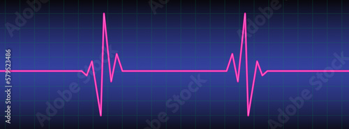 3d ecg, ekg monitor with cardio diagnosis. Heart rhythm line vector design to use in healthcare, healthy lifestyle, medicine, ekg, ecg concept illustration projects.
