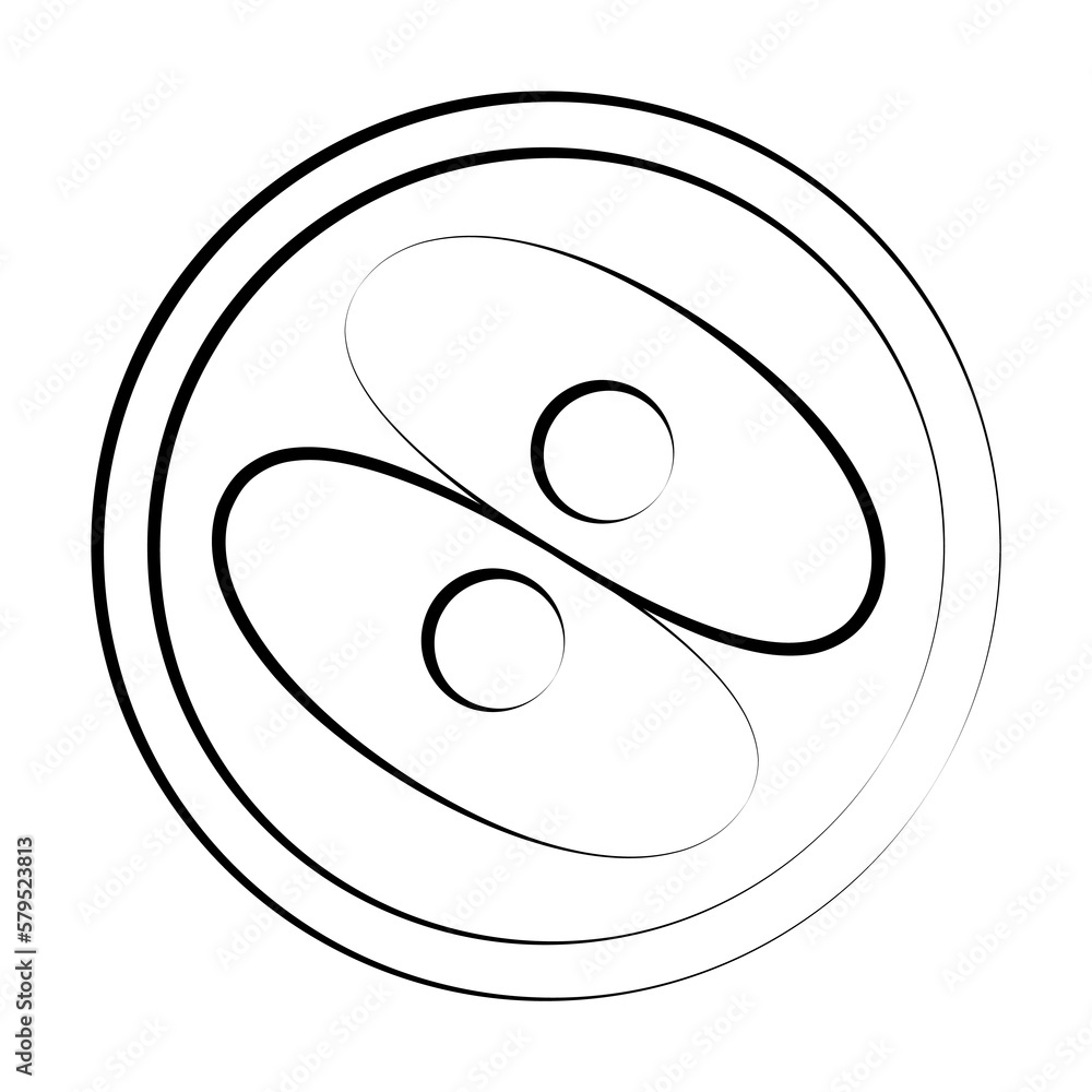 Fertilization ovarian concept line icon Fertilization ovarian concept line icon