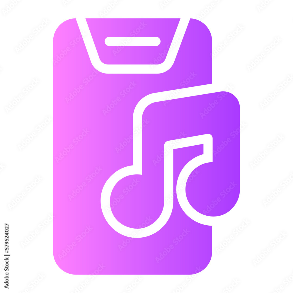 phone gradient icon