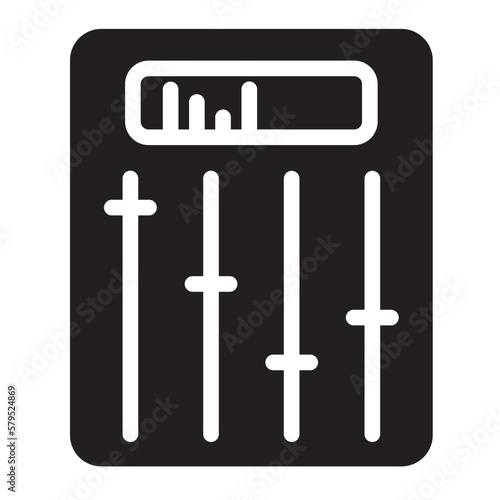 adjust glyph icon