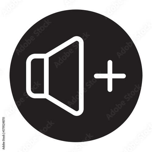 volume control glyph icon