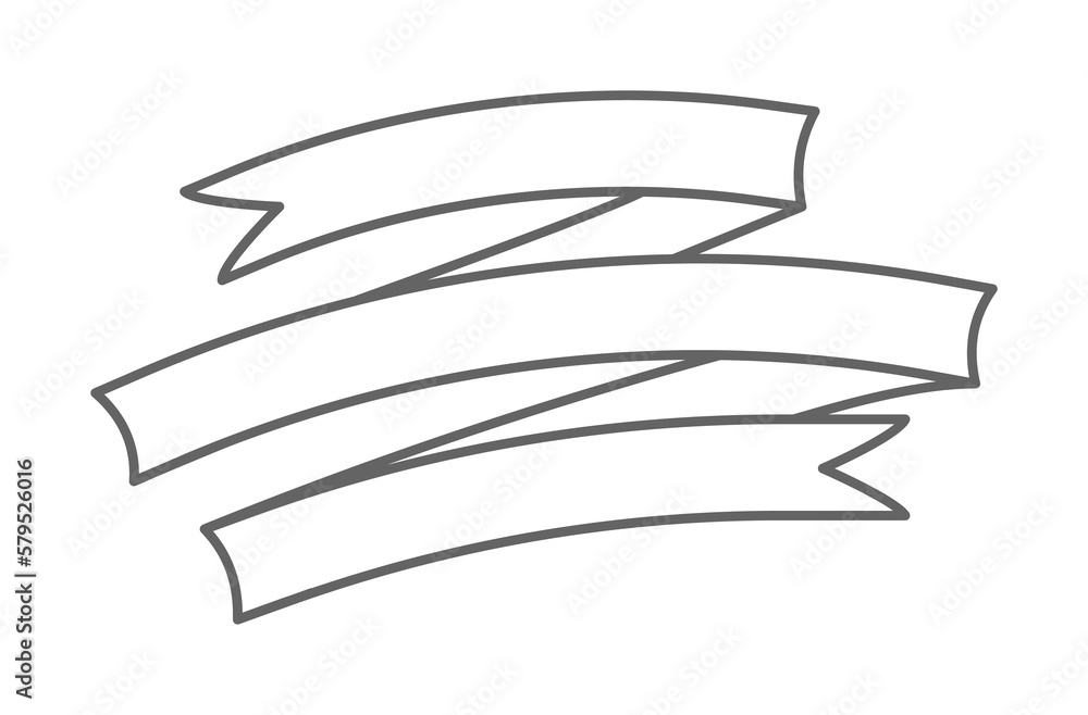 Banner, ribbon illustration design art Banner, ribbon illustration design art