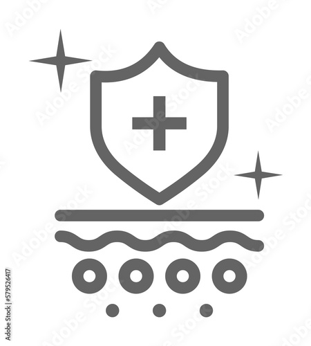 Care, medical, skin icon illustration design art